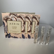 3, AERIN Beauty Amber Musk Eau De Parfum Sample Size Spray 1.5ml Each