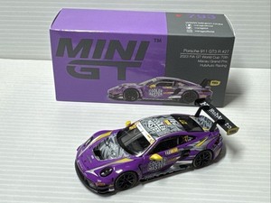 Mini gt 1/64 🇨🇵 Porsche 911 Gt3 R 2023 Fia Gt World Cup #793 HubAuto Racing