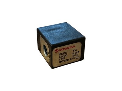 Norgren 13J Solenoid Valve Coil 24VDC 2W 0.08A IP65 100% ED
