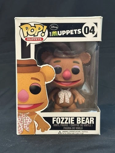 Funko Pop! The Muppets Fozzie Bear 04 Damaged Box FREE Pop Protector