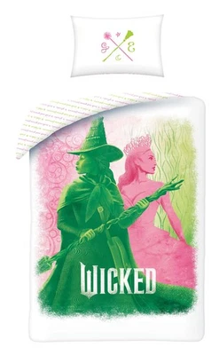 UNIVERSAL CITY STUDIOS LLC Wicked Single Double Bedding Set Duvet Cover Reversible Glinda & Elphaba