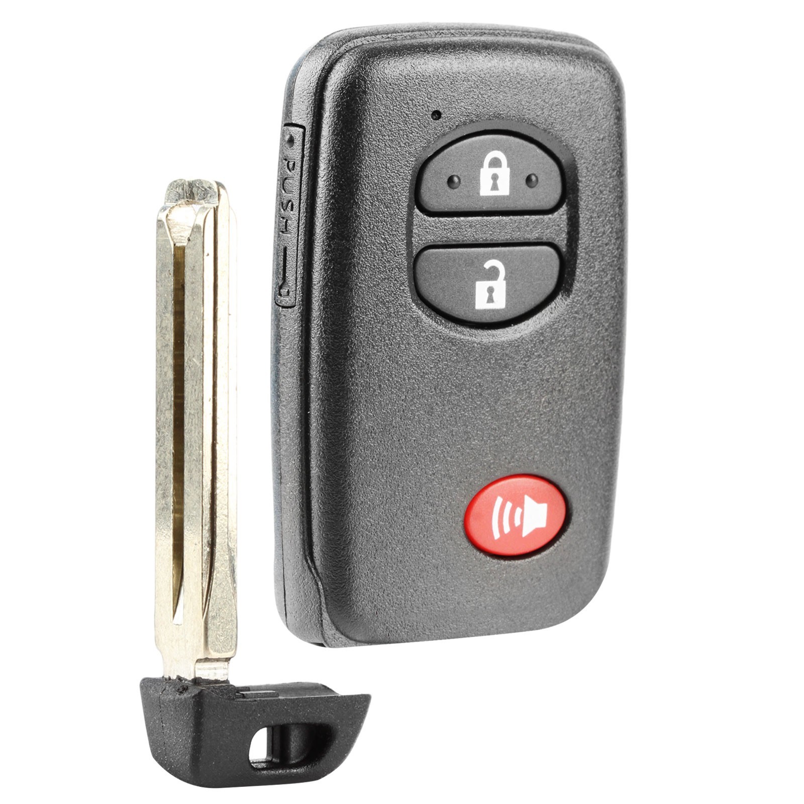 Remote Keyless Entry Smart Fob Uncut Key Replacement For Toyota 3b (HYQ14AEM)