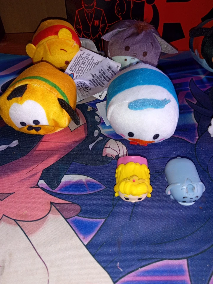 Disney Tsum Tsum Lote Mini Goma/Felpa De 16 - Ariel - Sirenita Tritan Foto 2 de 4