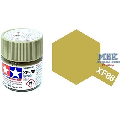 TAMIYA XF88 XF88 Dunkelgelb 2 / German dark yellow 2 1944