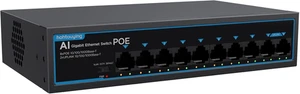 8 Interrupteur de Poe de Port Gigabit avec 2 Gigabit Highlink, 1000Mbps, 802.3Af/At, 120W Bouil