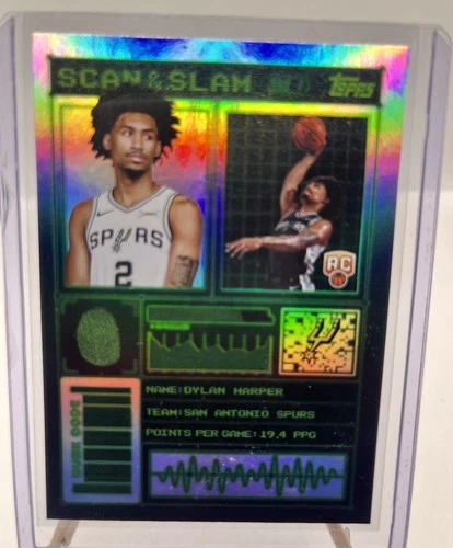 2025-26 Topps Basketball #SS-27 Dylan Harper (RC) Scan and Slam Holo Insert💎