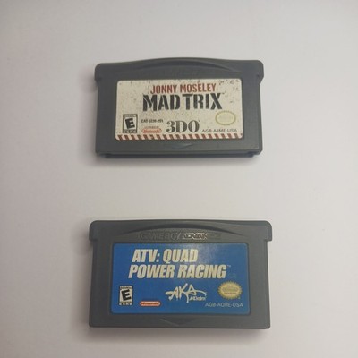ATV: Quad Power Racing Gameboy Advance John Mosley mad trix GBA tested 2 games