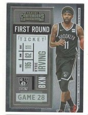 KYRIE IRVING 2020-21 Panini Contenders /149 First Round Ticket #73 Nets ID:13532