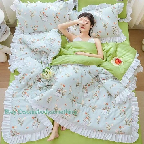 Summer Quilted Blanket Thin Comforter Bedspread Air Condition Quilt Bed Cover - 第 24/45 張圖片