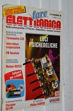 FARE ELETTRONICA N° 53 NOVEMBRE 1989- LUCI PSICHEDELICHE STAZIONE CB FM RECEIVER