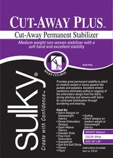 275-01 - Cut Away Plus Midweight Stabiliser White 20in x 1yd - Sulky X