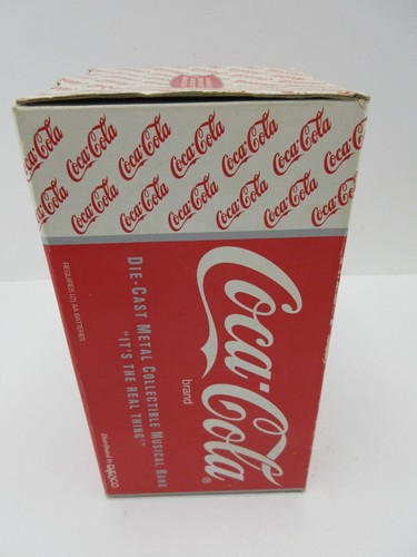 Rare Coca Cola Die Cast Metal Musical Bank - Plays Its The Real Thing - Video - Picture 15 of 15