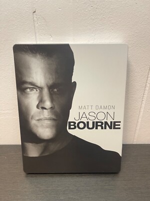Jason Bourne (4K Ultra HD + Blu-ray, 2016, 2 Disc Set) Steelbook