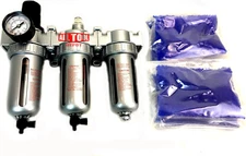 1/2" Compressed Air Filter Regulator/Desiccant Dryer Good for Plasma Cutter