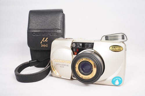 [Near MINT] Olympus μ mju Stylus Zoom 140 DELUXE Point & Shoot Film ...