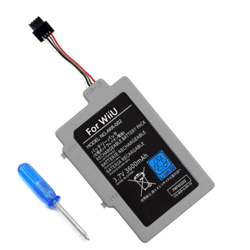 Extended 3600mAh 3.7V Battery for Nintendo Wii U Gamepad,WUP-010 WUP-012 - Picture 1 of 5