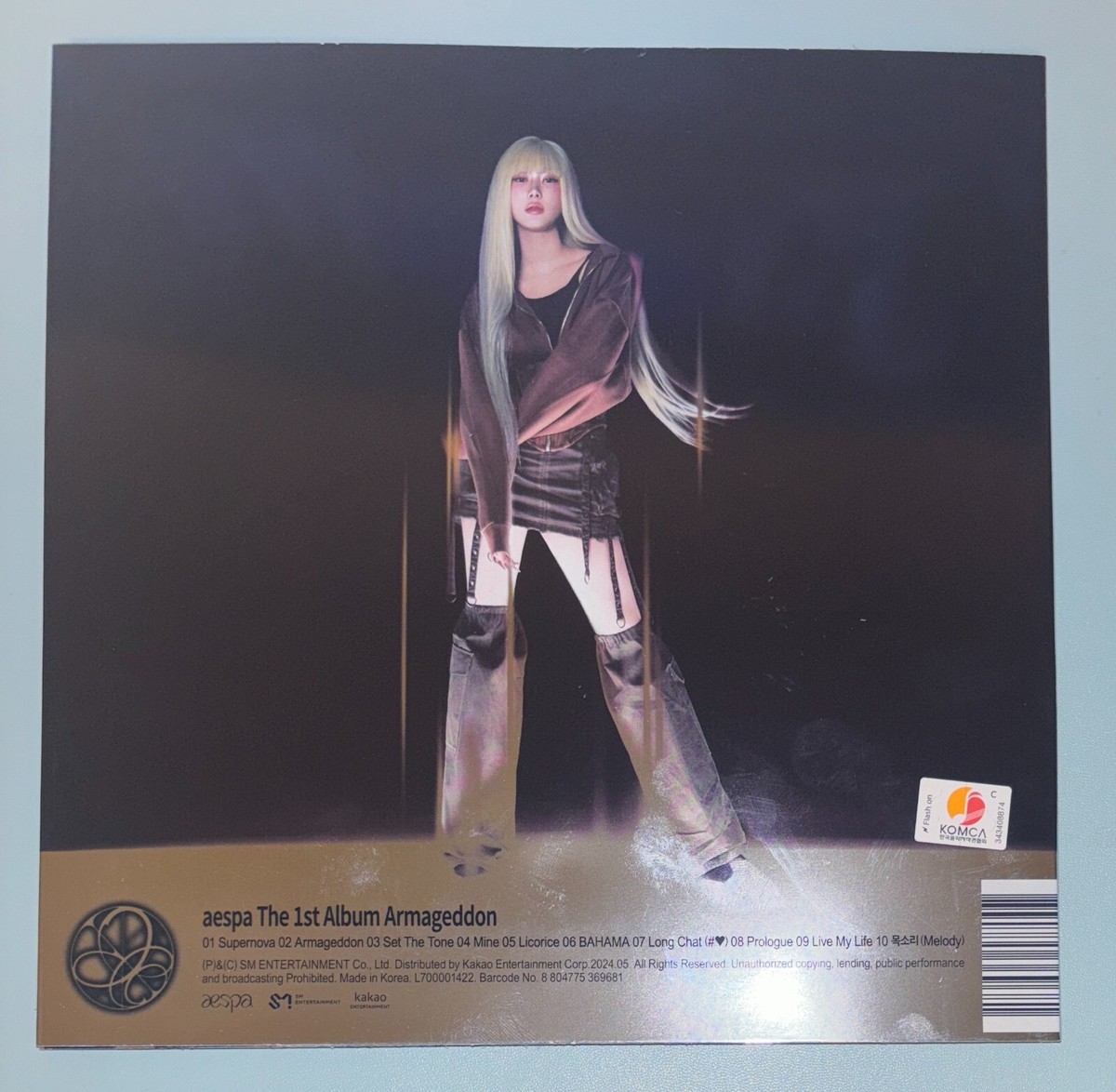 aespa [Armageddon] GISELLE Autographed Signed Album MY Power Ver