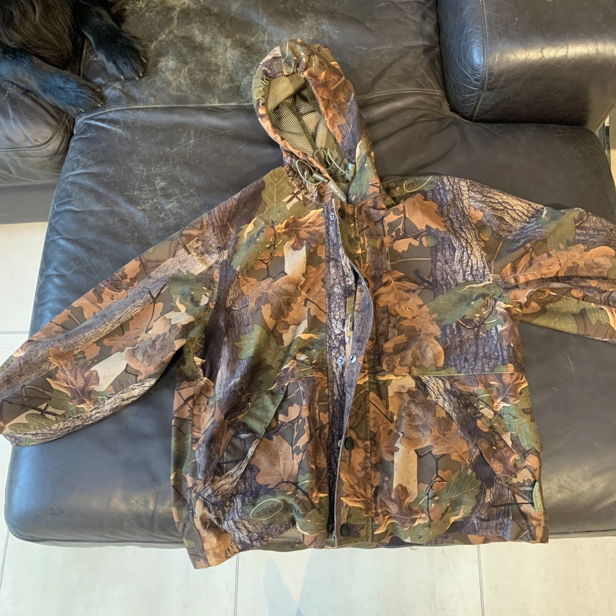 jack pyke Camo jacket Junior Medium Waterproof Woodland