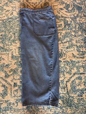Faded Glory Womens Jean Capri Pants size 24W