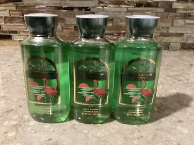 Bath & Body Works ~ WATERMELON MOJITO ~  Shower Gel ~ LOT x3  ~ FREE  SHIPPING