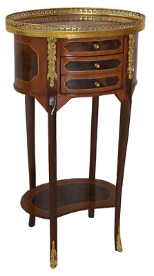 Casa Padrino Barock Kommode Vogelaugen Ahorn / Gold mit 2 Schubladen - Nachtschrank Antik Stil Casa Padrino Barock Kommode Vogelaugen Ahorn / Gold mit 2 Schubladen - Nachtschrank Antik Stil