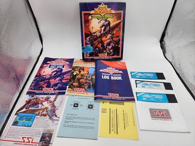 Buck Rogers Countdown to Doomsday IBM PC Big Box 5.25 Floppy Disk SSI Complete