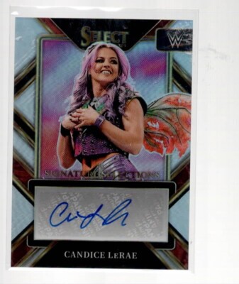 CANDICE LERAE 2023 PANINI SELECT WWE AUTO SIGNATURE SELECTIONS