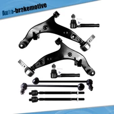 For Nissan Quest Front Lower Control Arms Tie Rods Sway Bar Links Suspension Kit