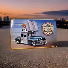 1998 Zippo Bradford PA Chrysler Saratoga New Yorker Tin Box Only Made In USA