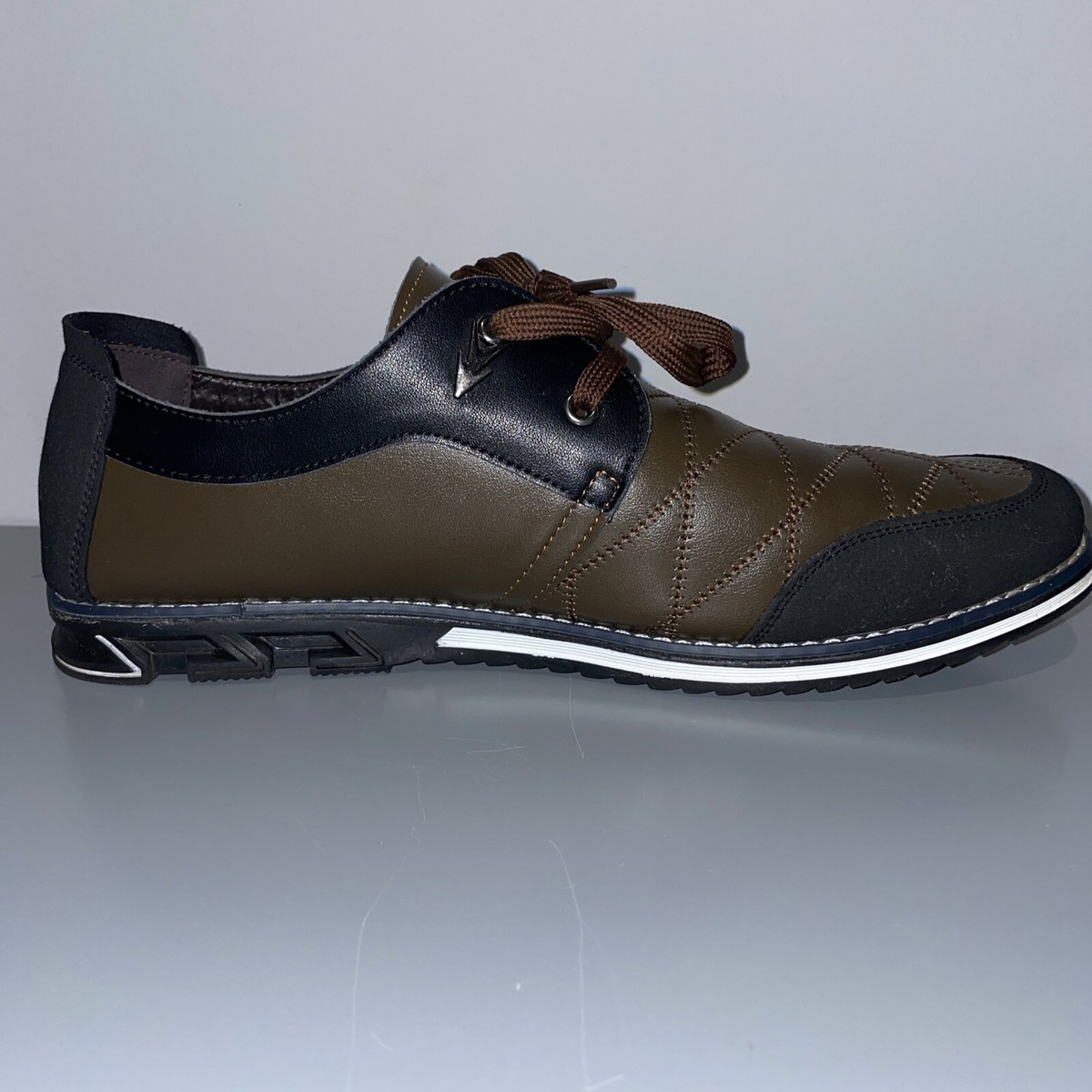 Cosidram  Brown Quilted Oxford Sneakers - Size 11.5 (China 46) 614lbnO1OEL._AC_UY900_.jpg main image 3