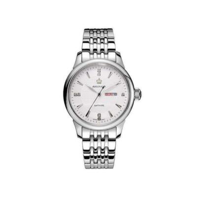 Reginald Herren Hommage Quarzuhr weiß silber Datum Uhren Designer Geschenk UK