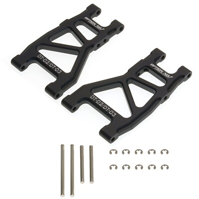 Aluminum Rear Lower Suspension Arms Set For Tamiya DT-03 DT-02 RC Buggy car