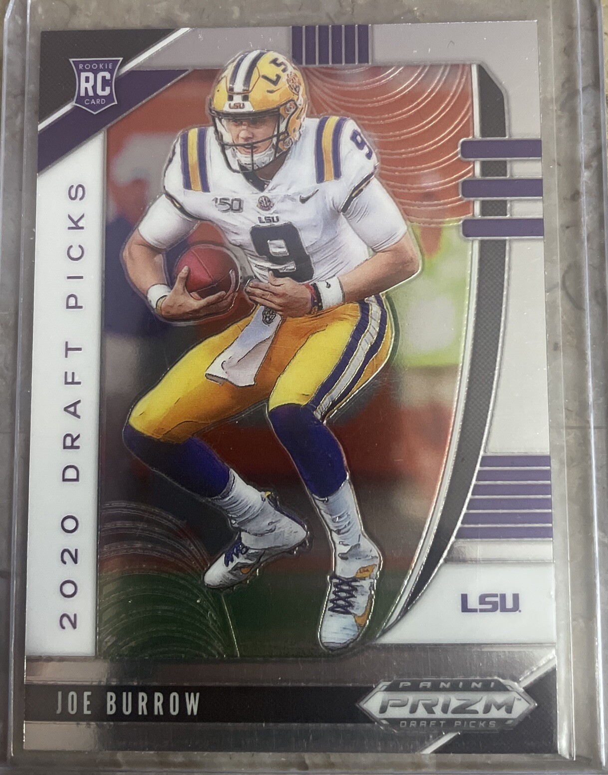 2020 Panini Prizm Draft - Draft Picks Rookies Prizm #105 Joe Burrow (RC)