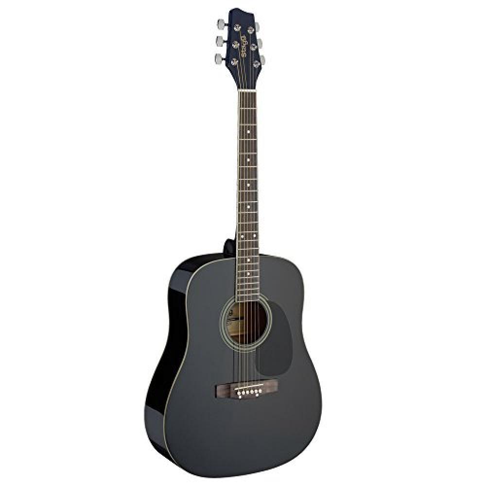 (TG. Full Size) Stagg Dreadnought, acustico Full Size Black - NUOVO