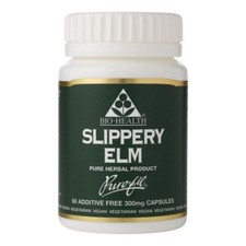 Image of Bio Health Slippery Elm 300mg - 60 Capsules