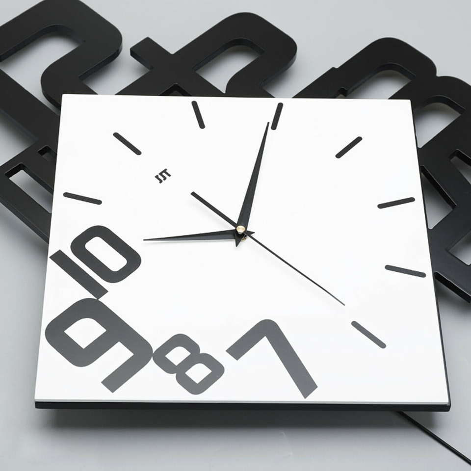 Modern Swing Metal Quartz Silent Wall Clock Nordic Design Hanging Clock