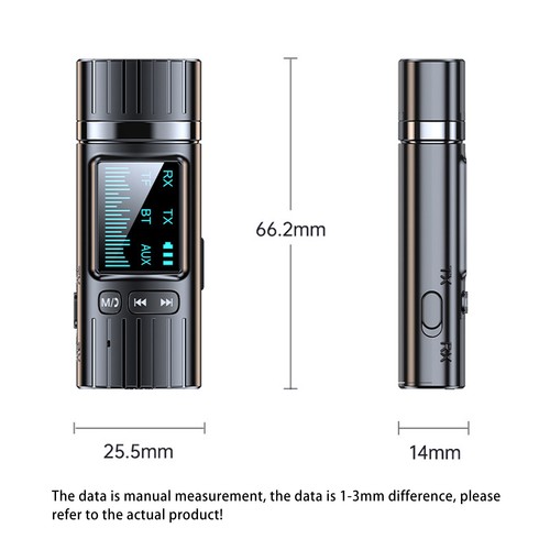 Adattatore Ricevitore Trasmettitore Bluetooth 5.4 Wireless 2in1 Audio Jack 3.5mm - Foto 14 di 16