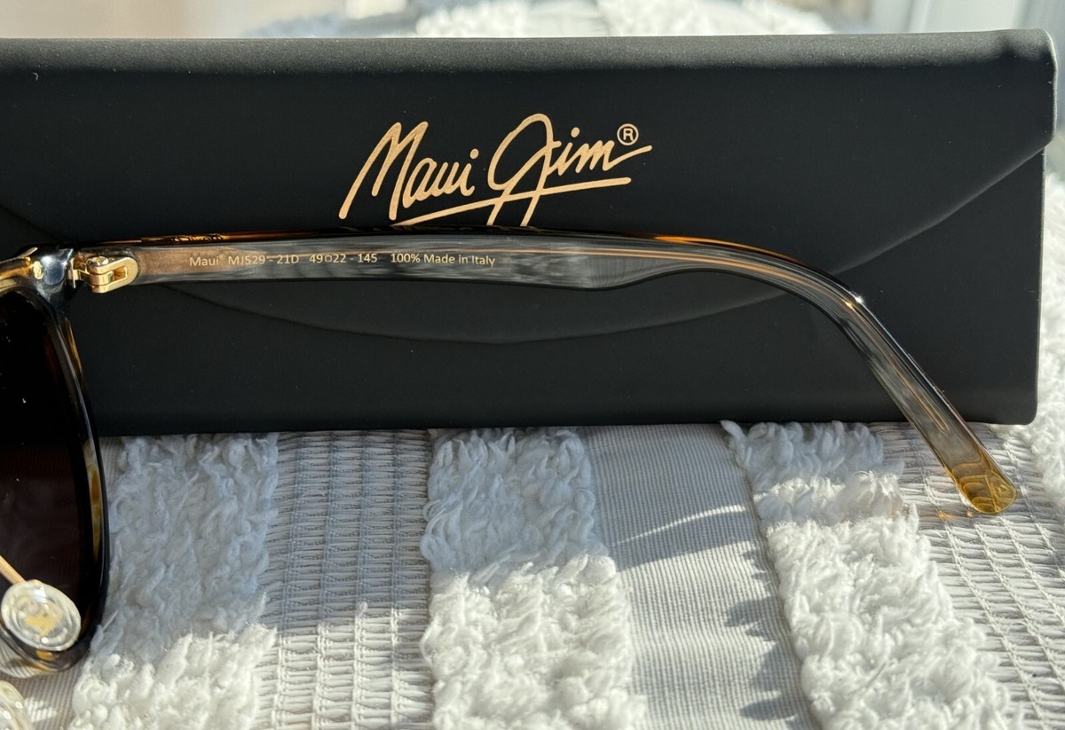 Maui Jim Sunny Days MJ 529 21D Honey Smoke Frame + HCL Polarized