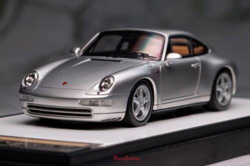 New 1:43 Make Up Model Porsche 911 (993) Carrera 4 1995 Silver VM145A - Picture 1 of 9