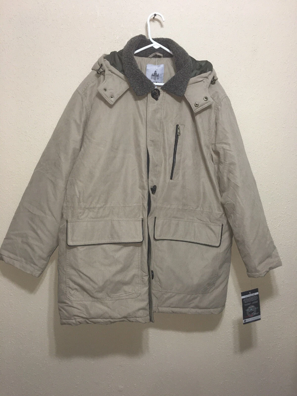Rainforest Heritage Micro Oxford Thermoluxe Fill Parka Mens Jacket XXL NEW image 2