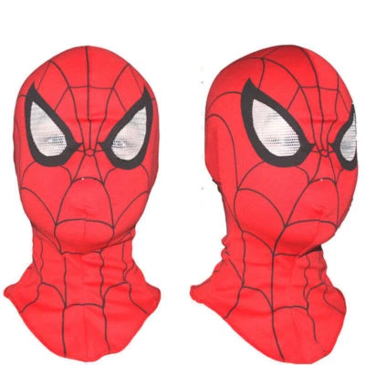 Adult Kids Super Heroes Spider man Mask Cosplay Fancy Dress Costume halloween