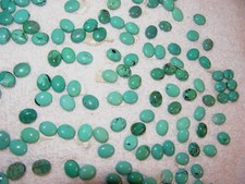 Turquoise cabochons 10x8MM oval 15 cabs per lot