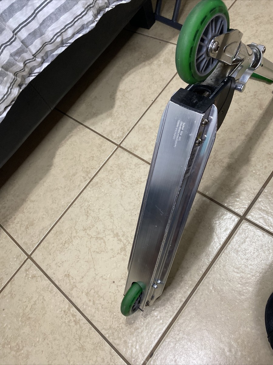 Old Green Razor Scooter
