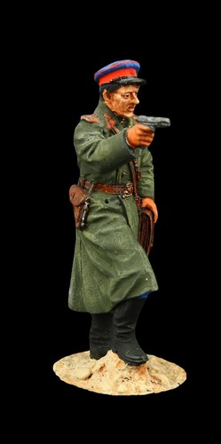 Soldado de hojalata coleccionable teniente del Ejército Rojo, 1943-45, URSS WW2 - Imagen 4 de 5