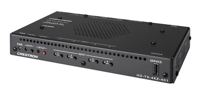 Crestron HD-TX-4KZ-401 DM Essentials 4K60 4:4:4 Transmitter & 4x1 Auto-Switcher