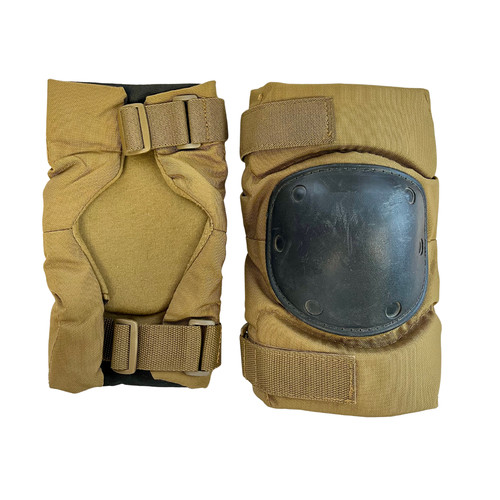 USMC Coyote Knee Pads - Used Serviceable *mocinc.1982*