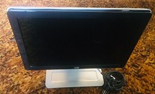 HP 17 Computer Monitor with connection cables.