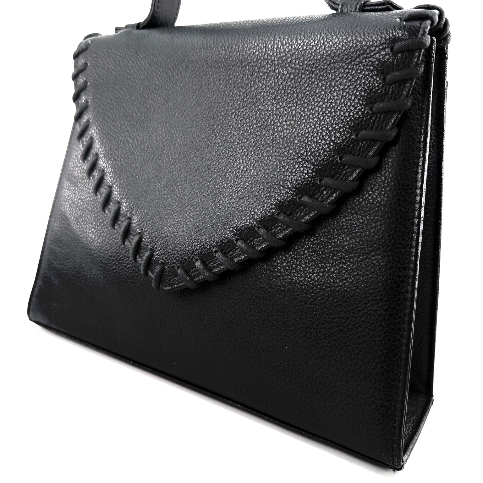 SAINT LAURENT (YSL) Borsa a mano YSL Yves Saint Laurent in pelle nera