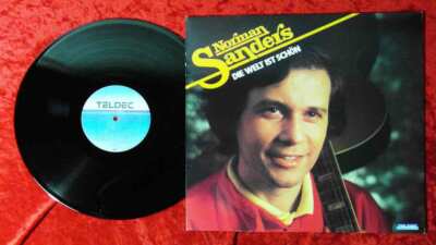 LP Norman Sanders: Die Welt ist schön (Teldec 625780 AP) D (Ernst Mosch Prod.)