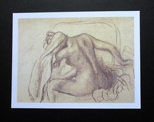 EDGAR DEGAS   5.75" x 4.50"  PRINT ON CARD   THE BATHER   READY TO MOUNT & FRAME
